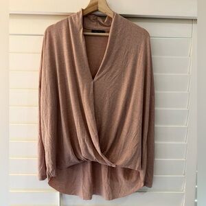 Final Touch Ribbed Knit Top in Pink